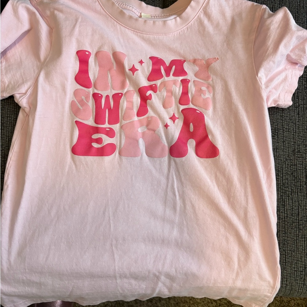 Pink Graphic Kids T-Shirt – 'I ❤️ My Sweetie'